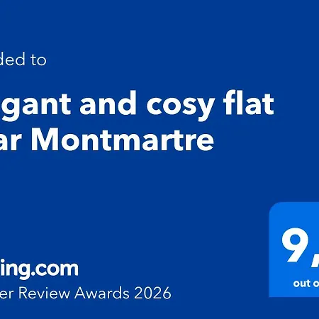 Elegant And Cosy Flat Near Montmartre Apartman